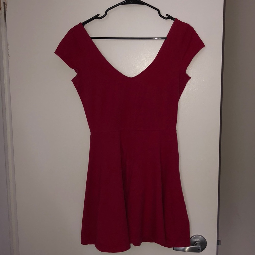 Berry Pink Skater Dress